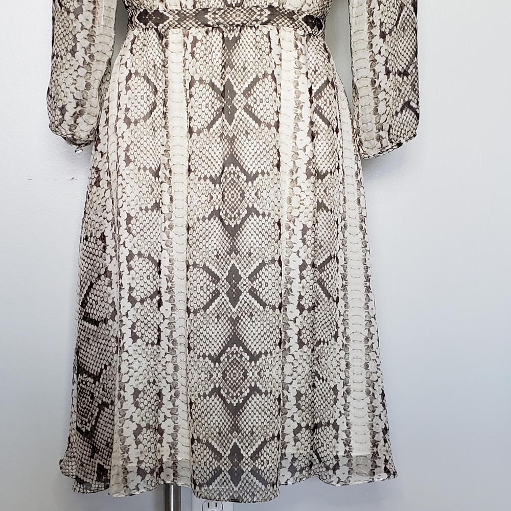 J. Crew Collection 99214 Silk Python Snake Print … - image 3